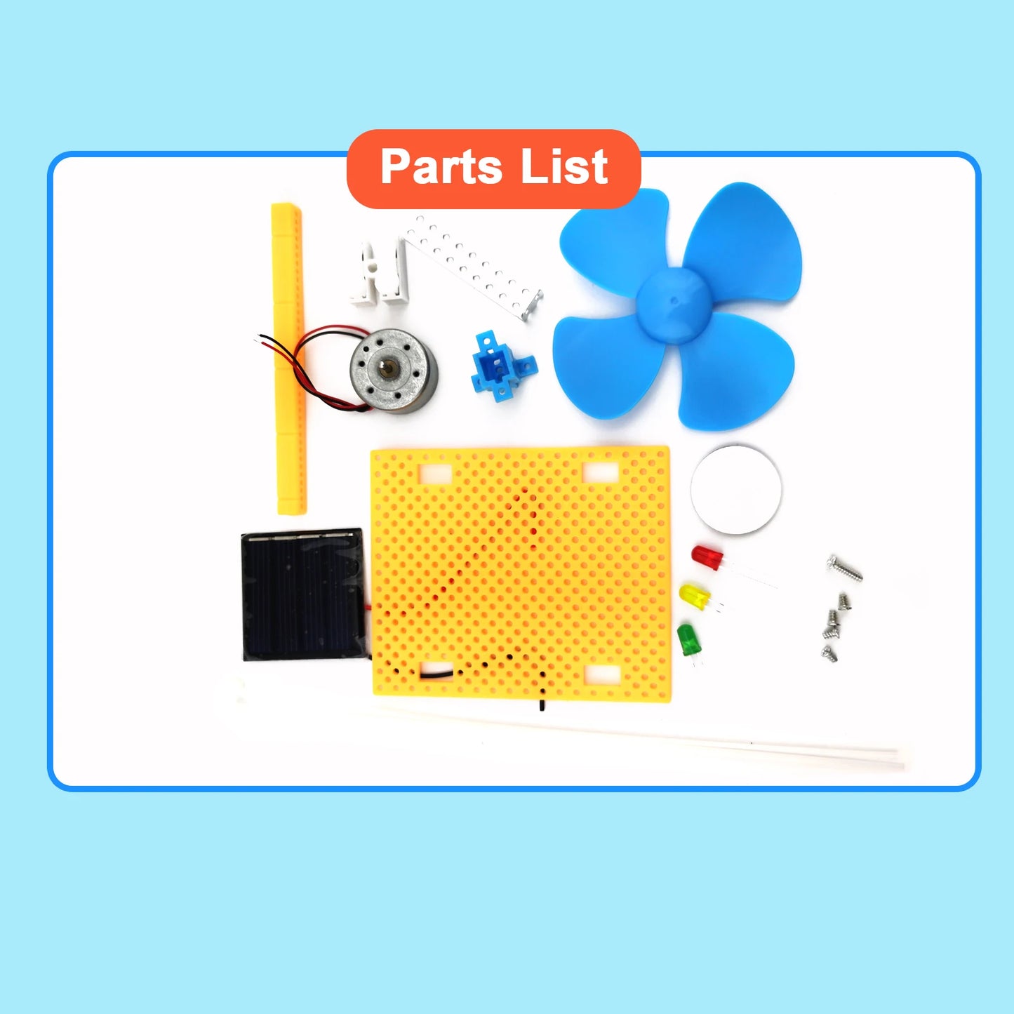 2-in-1 Solar & Wind Energy Fan Kit – DIY Science Experiment for Kids