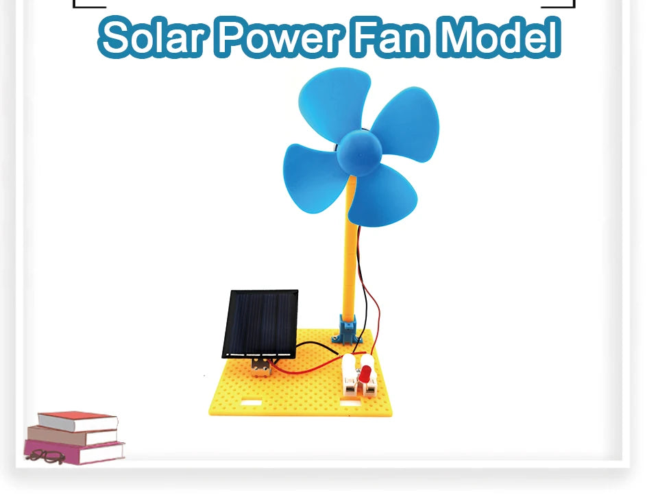 2-in-1 Solar & Wind Energy Fan Kit – DIY Science Experiment for Kids