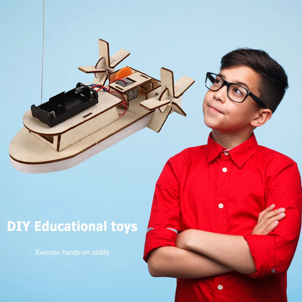 Battery-Powered Wooden DIY Kits β Remote Control STEM Projects for Kids