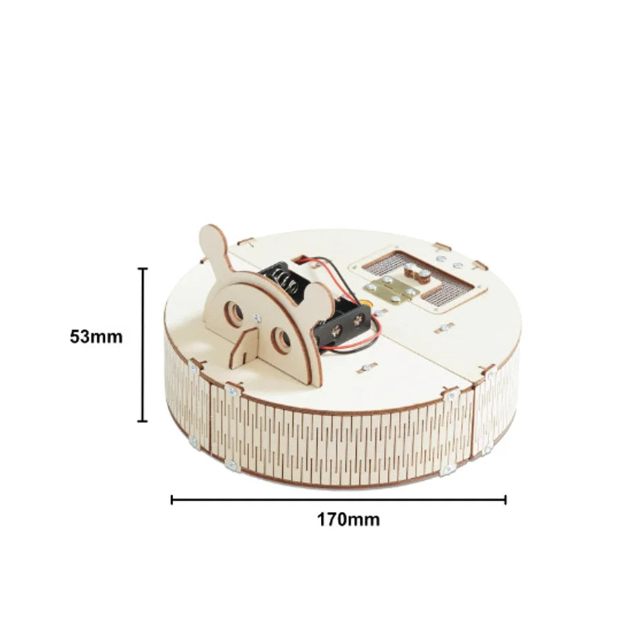DIY Obstacle-Avoidance Sweeping Robot Kit – STEM Learning Toy for Kids