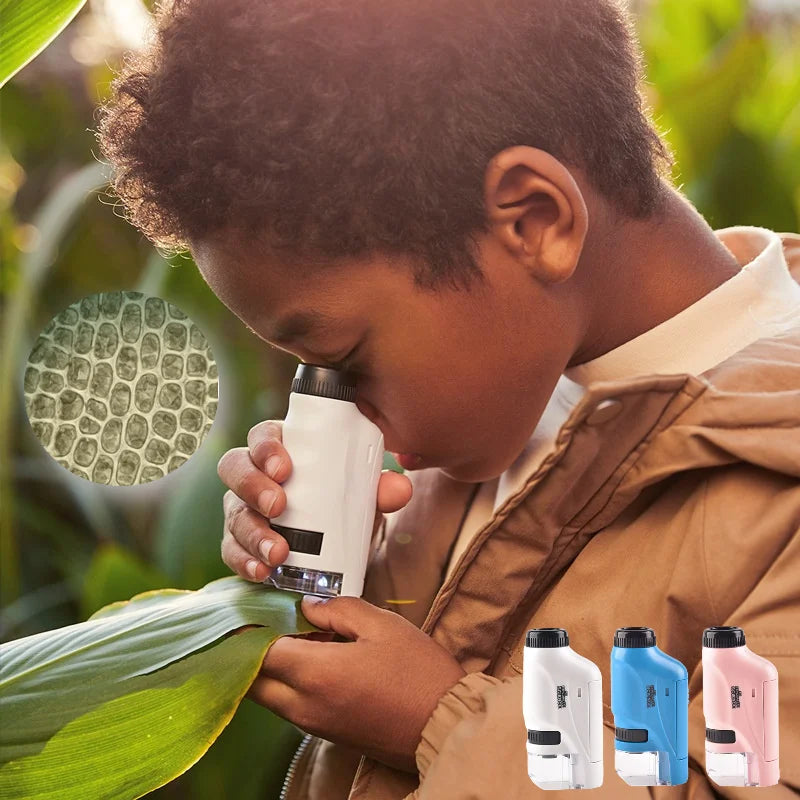 Pocket-Sized LED Microscope – 60X to 120X Magnification
