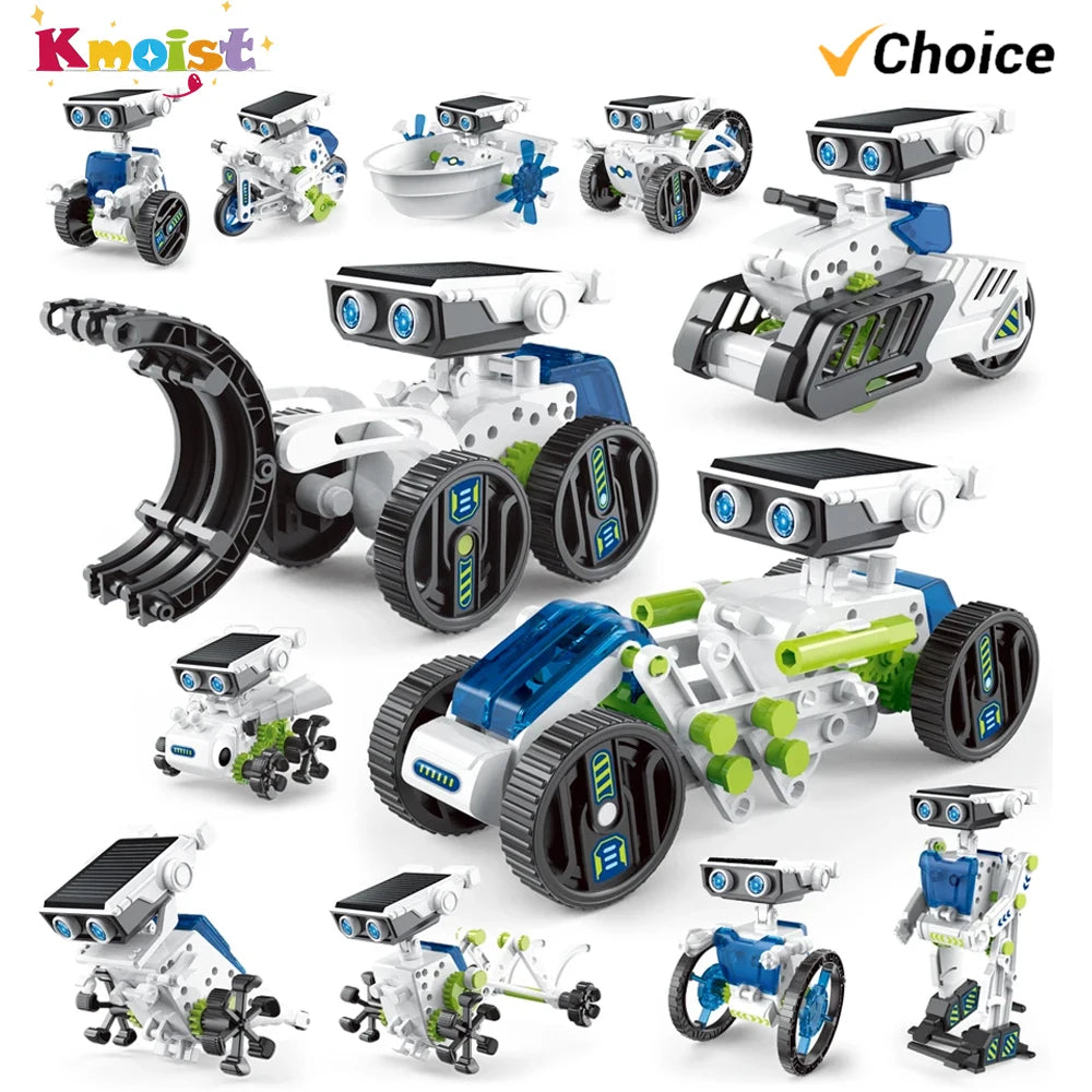 12-in-1 Solar Space Robot Kit – STEM Educational Toy for Kids