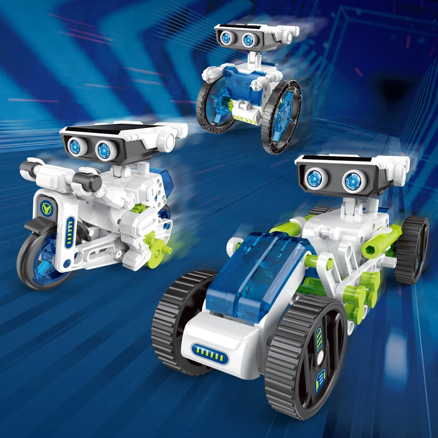 12-in-1 Solar Space Robot Kit – STEM Educational Toy for Kids