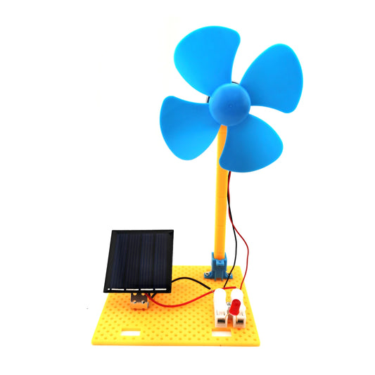 2-in-1 Solar & Wind Energy Fan Kit – DIY Science Experiment for Kids