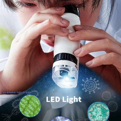 Pocket-Sized LED Microscope – 60X to 120X Magnification