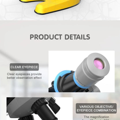 Kids Beginner Microscope Set – Fun & Educational STEM Toy with High Magnification