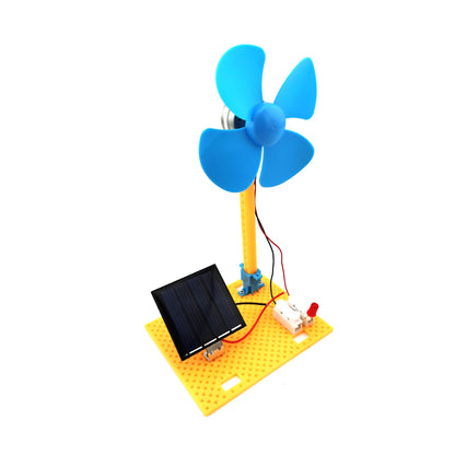 2-in-1 Solar & Wind Energy Fan Kit – DIY Science Experiment for Kids