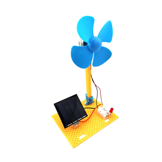 2-in-1 Solar & Wind Energy Fan Kit – DIY Science Experiment for Kids