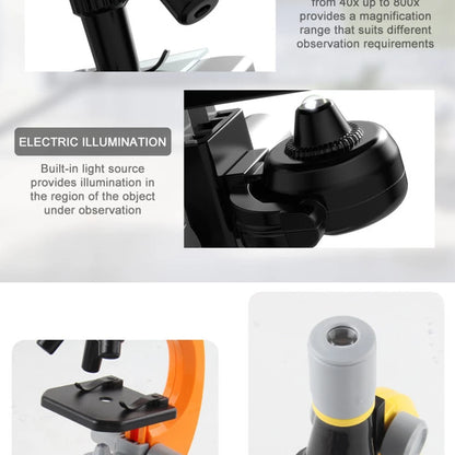 Kids Beginner Microscope Set – Fun & Educational STEM Toy with High Magnification