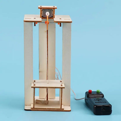 DIY Electric Elevator Lift Kit – Hands-On STEM Puzzle for Kids