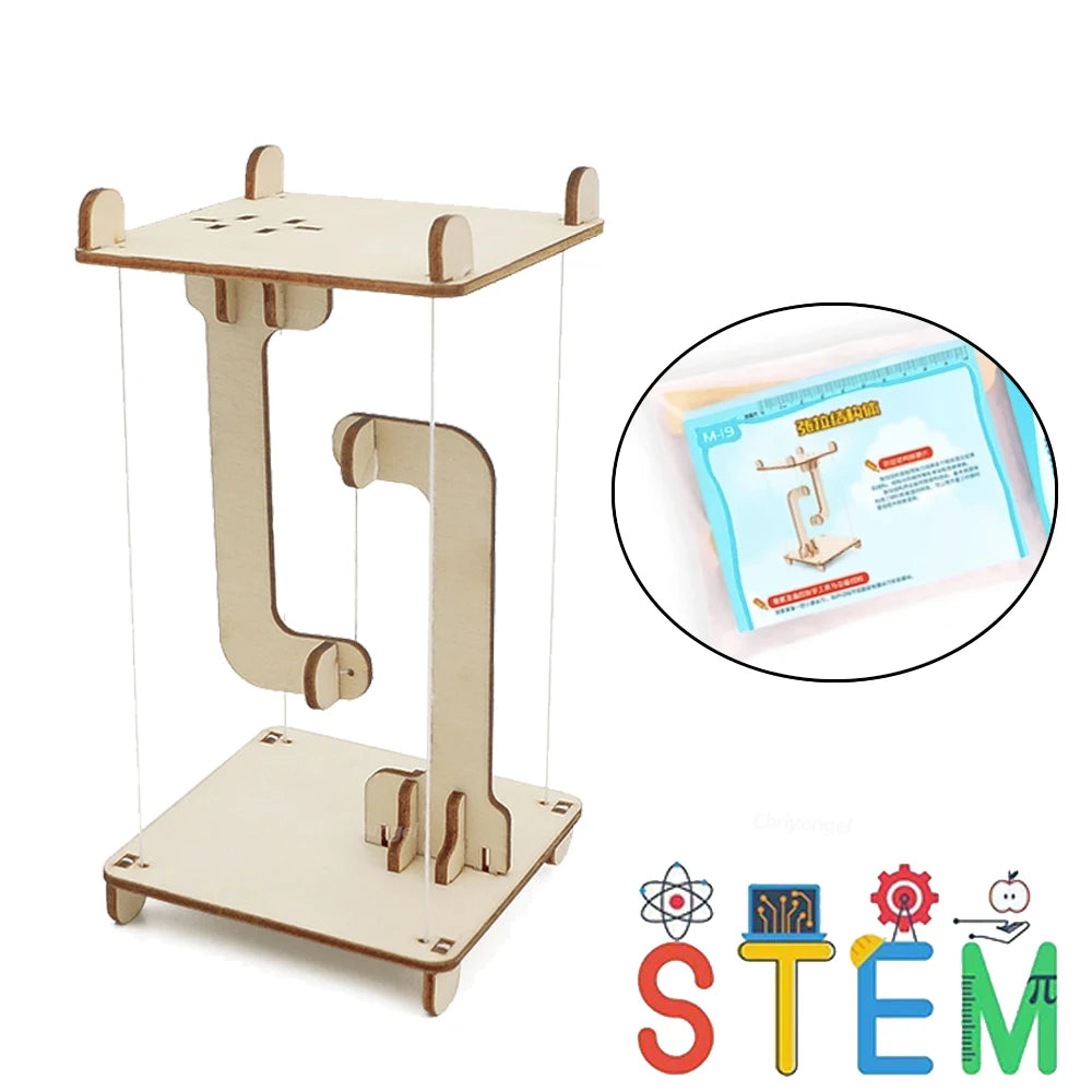 DIY Anti-Gravity Wooden Toy Kit – Educational Hands-On STEM Activity for Kids