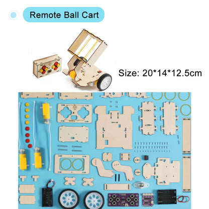 DIY Remote-Control Vehicle Kit – Multiple Models | STEM Educational Science Toy for Kids