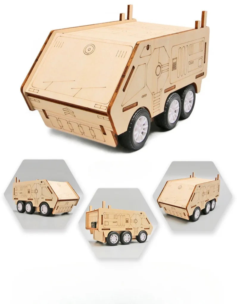 DIY Wooden Vehicle Model Kit – Build & Explore STEM Learning Multiple Vehicle Styles Available