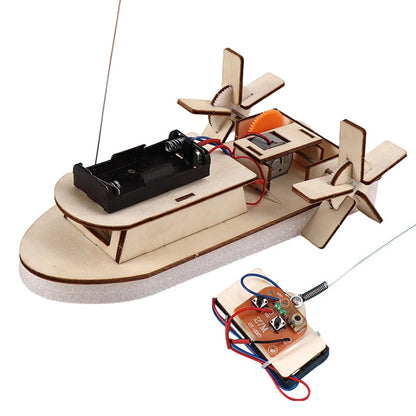 Battery-Powered Wooden DIY Kits – Remote Control STEM Projects for Kids
