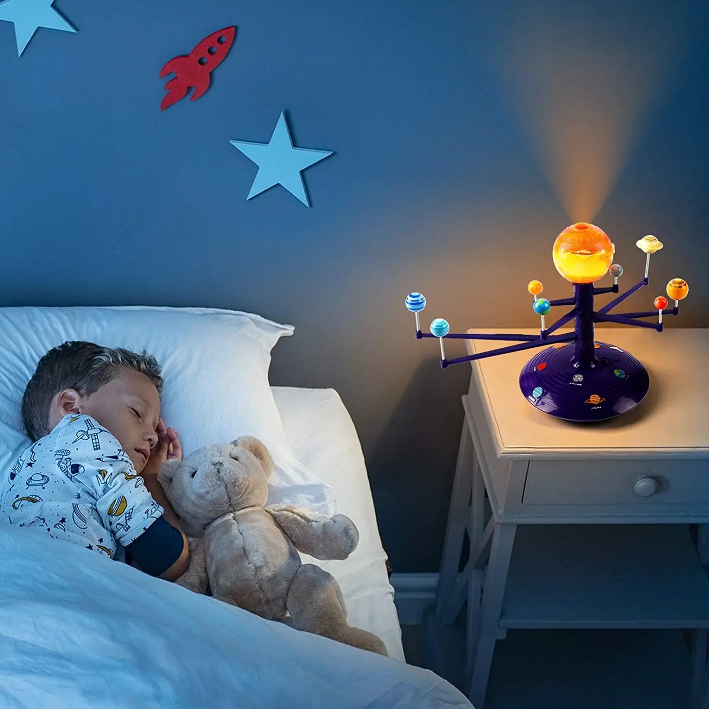 Explore the Solar System – Interactive Space Toy with Projector & Night Light