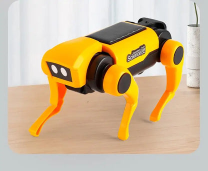 Solar-Powered Mechanical Pet DIY Kit (Dog & Cat Head Included)