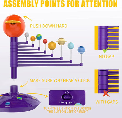 Explore the Solar System – Interactive Space Toy with Projector & Night Light