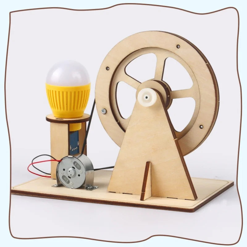DIY Hand Crank Generator STEM Kit – Build Your Own Power Source!