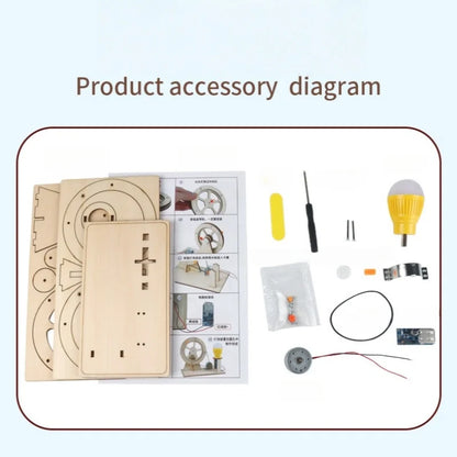 DIY Hand Crank Generator STEM Kit – Build Your Own Power Source!