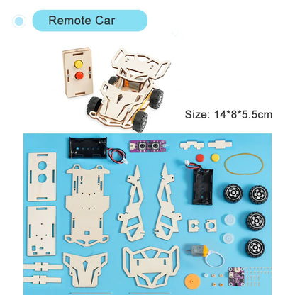 DIY Remote-Control Vehicle Kit – Multiple Models | STEM Educational Science Toy for Kids