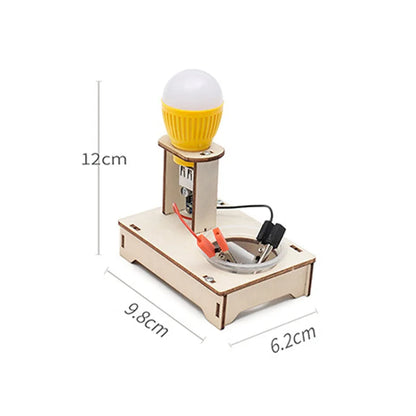 DIY Salt Water Powered Generator – Wooden STEM Science Kit for Kids