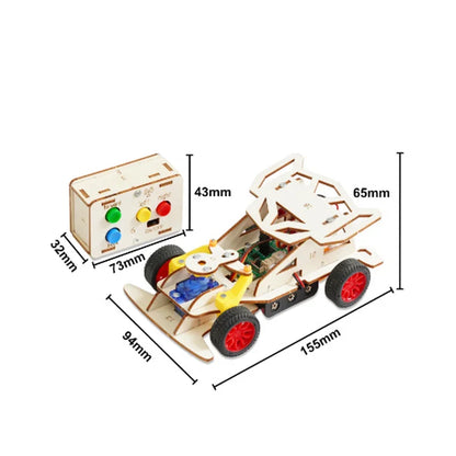 DIY Remote Steering Car Kit – Educational STEM Toy for Kids