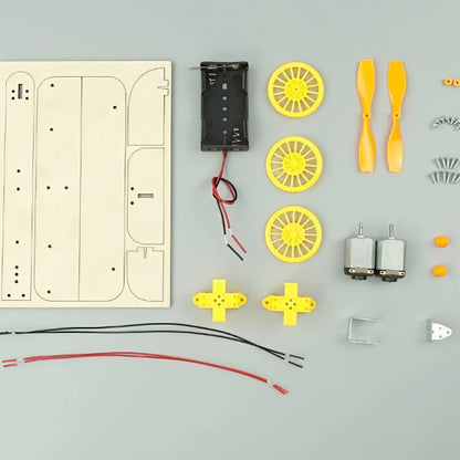 DIY Wooden Airplane Model Kit – STEM Educational Toy for Kids