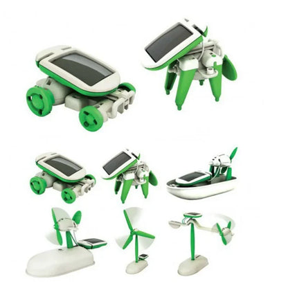 6-in-1 Solar Powered STEM Building Kit – Educational DIY Toy Set for Kids