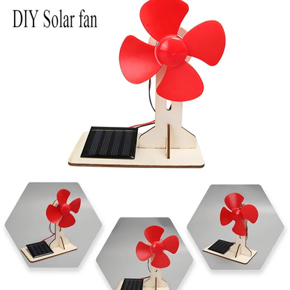 DIY Solar Fan Model Kit – Hands-On STEM Educational Toy