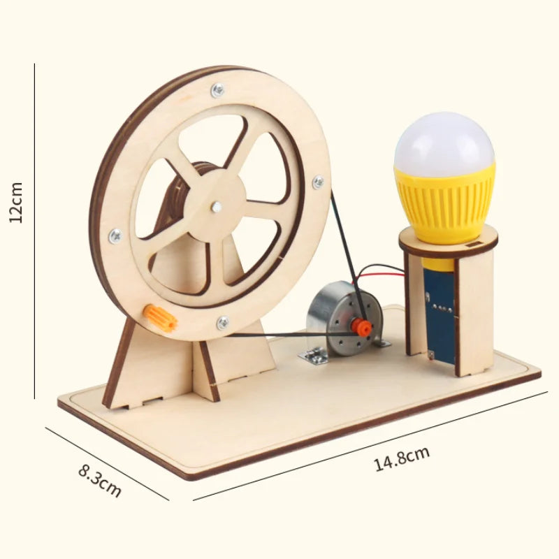 DIY Hand Crank Generator STEM Kit – Build Your Own Power Source!