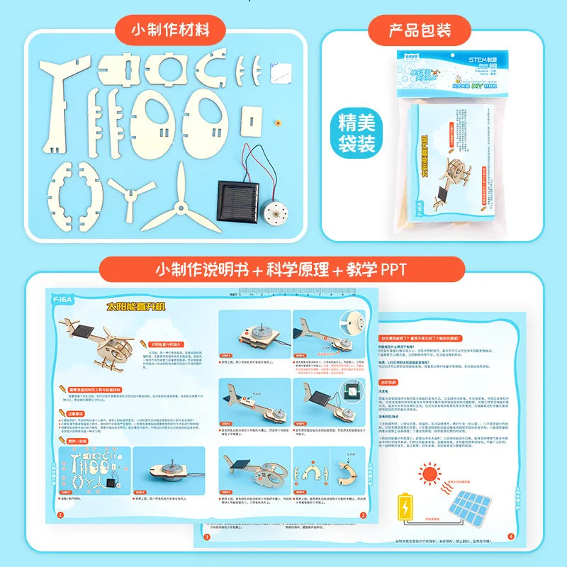 Solar-Powered STEM Kit – Electric Car & Fan Model