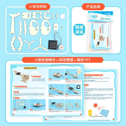 Solar-Powered STEM Kit – Electric Car & Fan Model