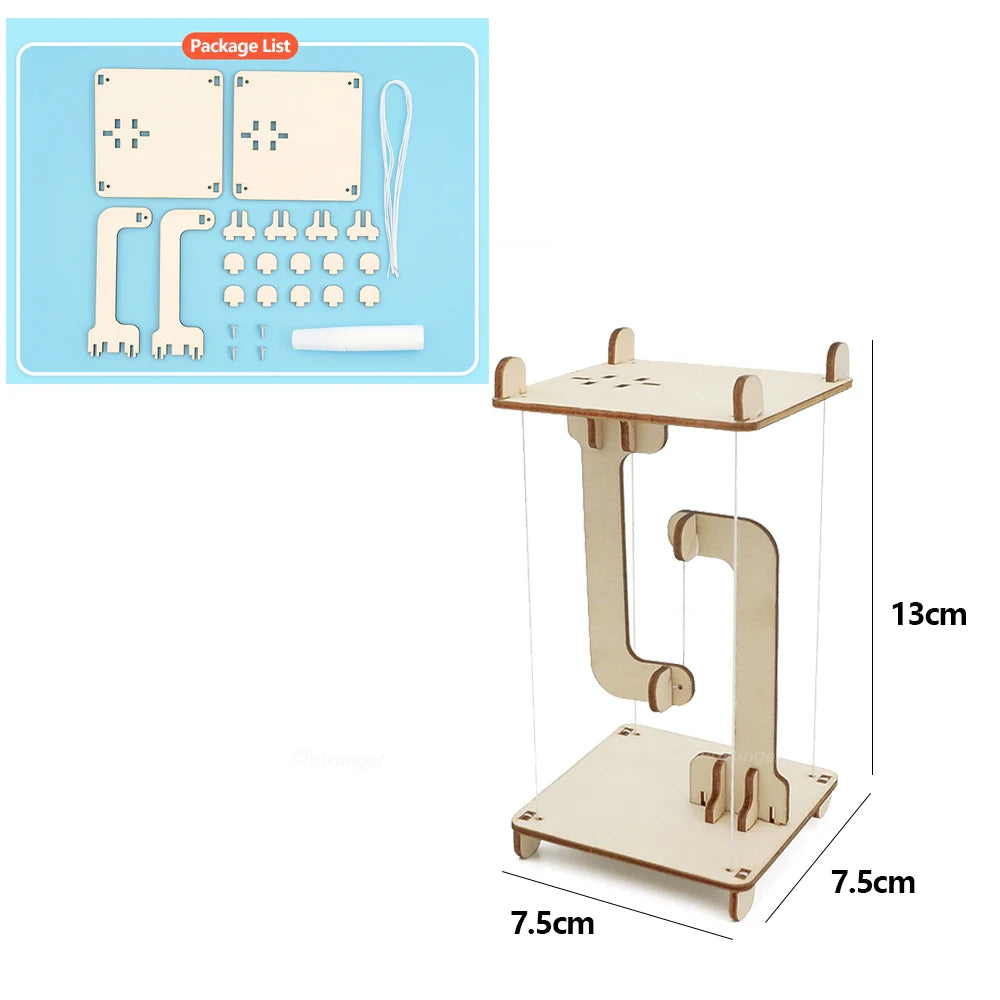 DIY Anti-Gravity Wooden Toy Kit – Educational Hands-On STEM Activity for Kids