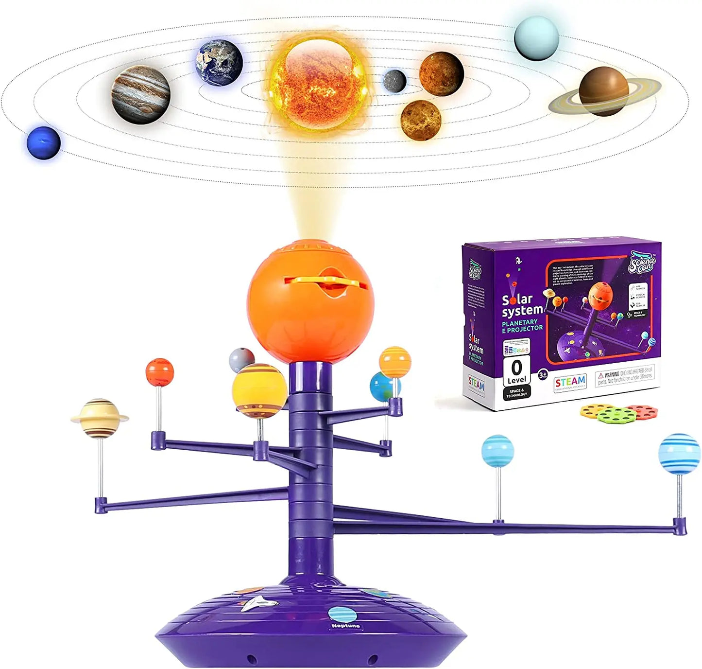 Explore the Solar System – Interactive Space Toy with Projector & Night Light