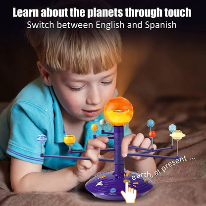 Explore the Solar System – Interactive Space Toy with Projector & Night Light
