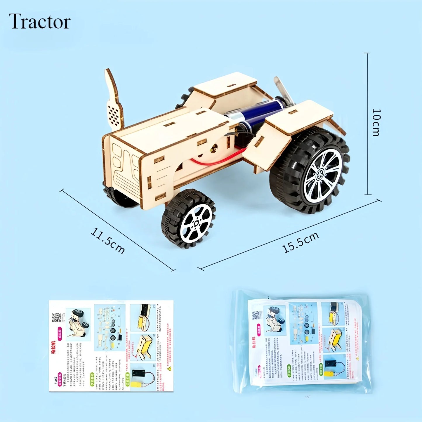 DIY Wooden Vehicle Model Kit – Build & Explore STEM Learning Multiple Vehicle Styles Available