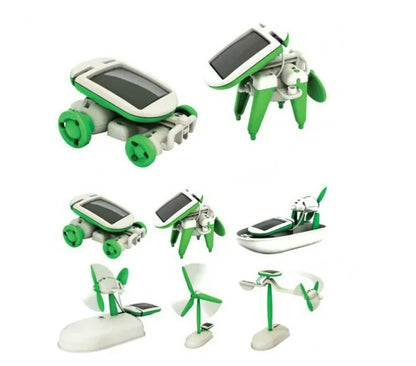 6-in-1 Solar Powered STEM Building Kit – Educational DIY Toy Set for Kids