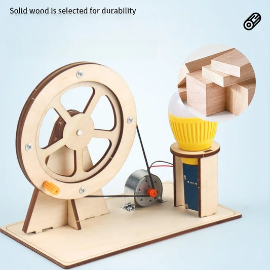 DIY Hand Crank Generator STEM Kit – Build Your Own Power Source!