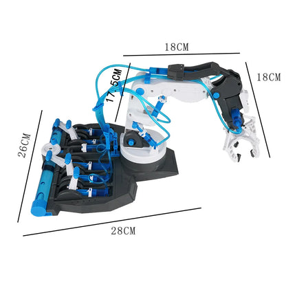 DIY Hydraulic Robot Arm Kit – 3-in-1 STEM Educational Toy