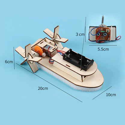 Battery-Powered Wooden DIY Kits – Remote Control STEM Projects for Kids