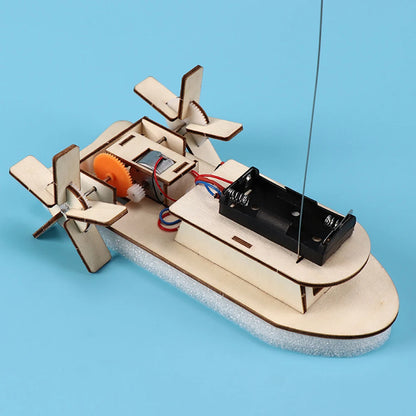 Battery-Powered Wooden DIY Kits – Remote Control STEM Projects for Kids