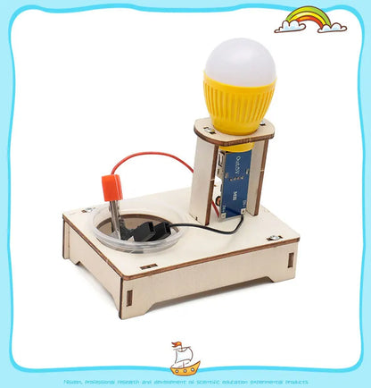DIY Salt Water Powered Generator – Wooden STEM Science Kit for Kids