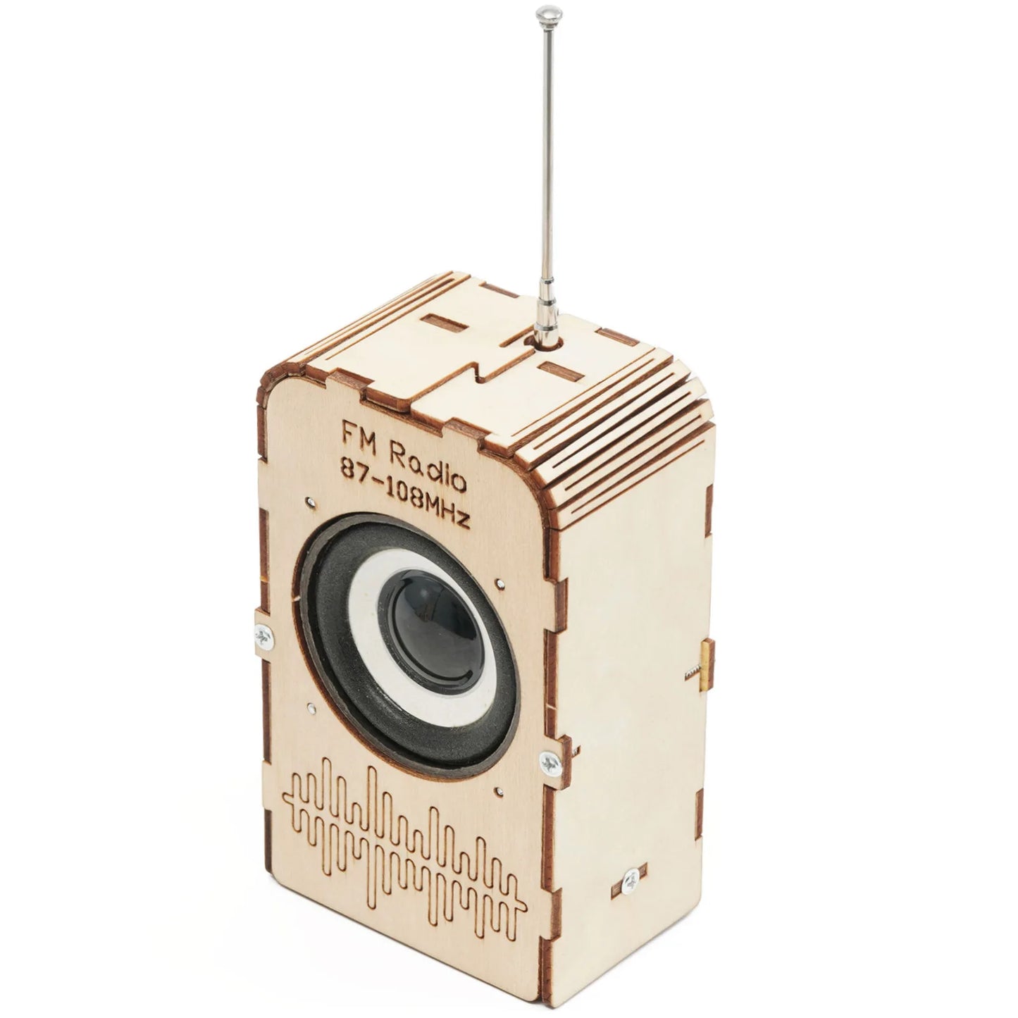 DIY FM Radio Kit – Build-Your-Own Wooden STEM Science Toy