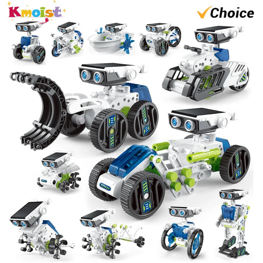 12-in-1 Solar Space Robot Kit – STEM Educational Toy for Kids
