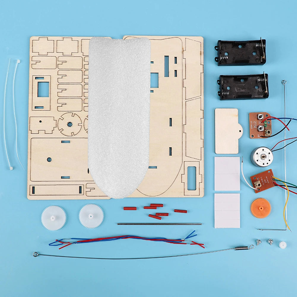 Battery-Powered Wooden DIY Kits – Remote Control STEM Projects for Kids