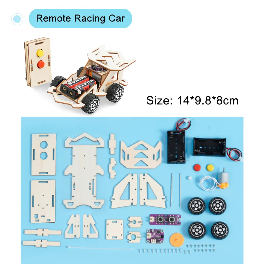 DIY Remote-Control Vehicle Kit – Multiple Models | STEM Educational Science Toy for Kids