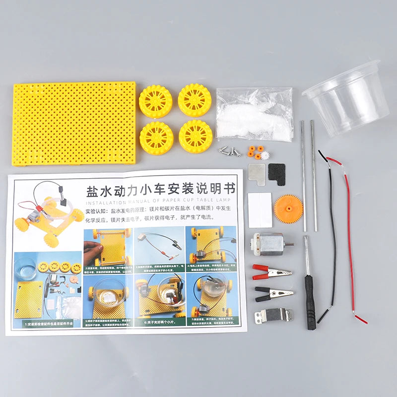 DIY Wooden Transportation Model – Mini STEM Science Toy Kit