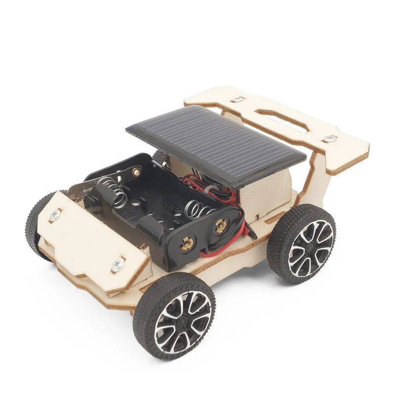 Solar-Powered STEM Kit – Electric Car & Fan Model