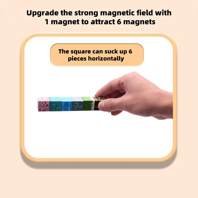 Craft, Stack & Play – Minecraft-Themed Magnetic Blocks for Builders-in-Training