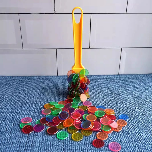 Magnetic Wand & Color Chips Set – STEM Bingo, Sorting & Sensory Toy for Kids